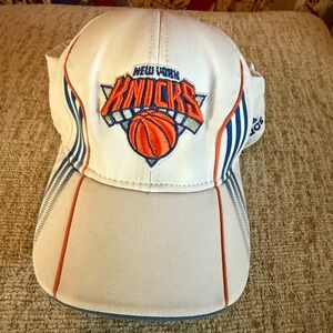 New York Knicks White and Orange Cap